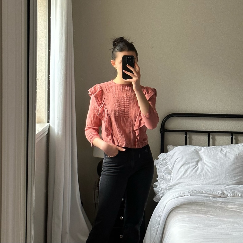 Free people pink top